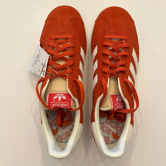 adidas Gazelle Sneakers UK 6.5 US Womens 8.5 US Mens 7 Preloved Red GY7339 NIB - Picture 3 of 12